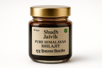 Shudh Jaivik Pure Himalayan Shilajit - Premium Glass Jar Product Photo
