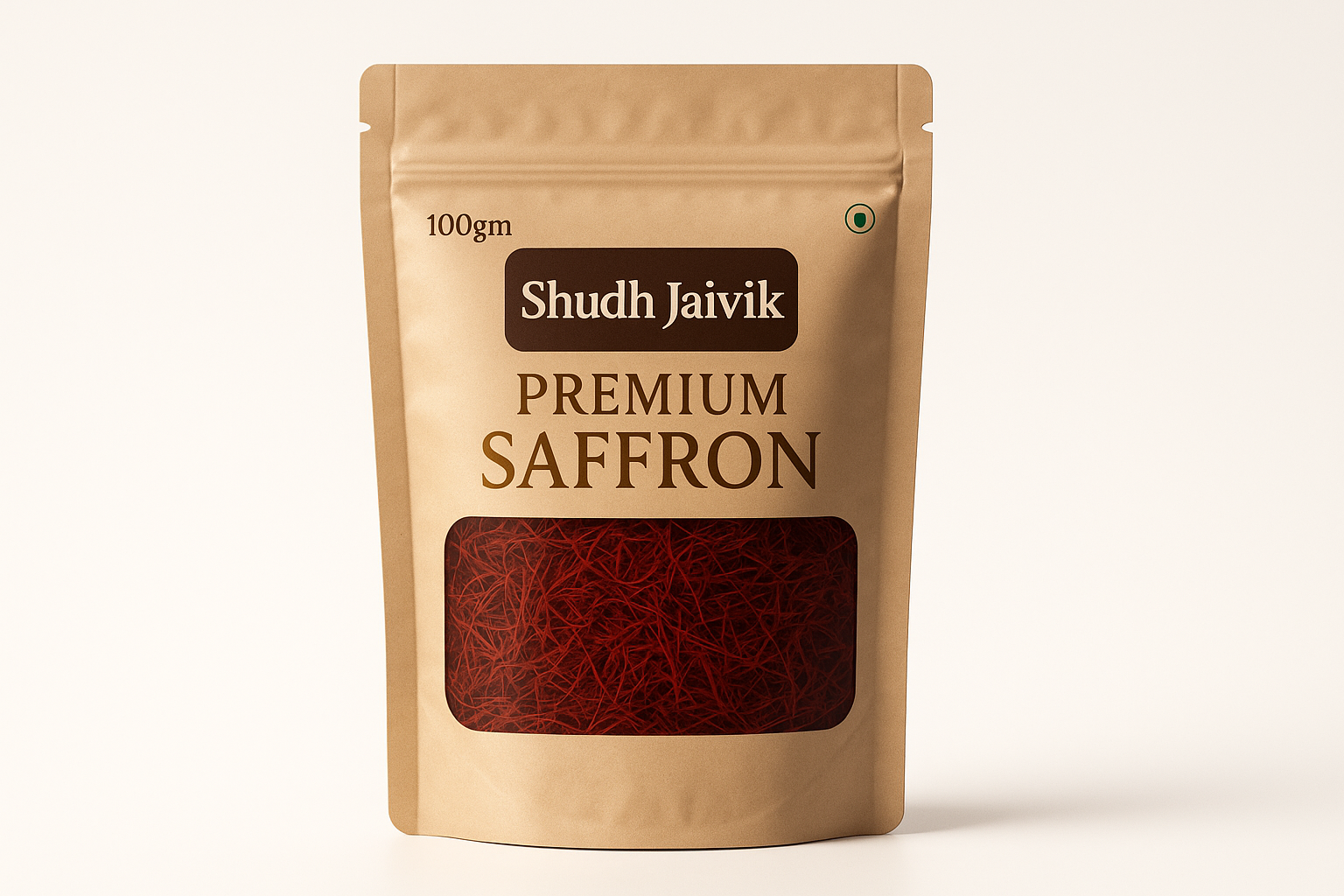Shudh Jaivik Saffron Front-Facing Product Photo