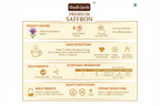 Shudh Jaivik Saffron Infographic