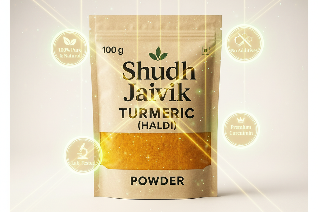 Shudh Jaivik Turmeric Trust Badges