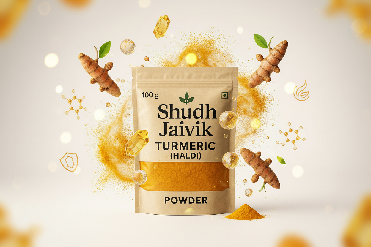 Shudh Jaivik Turmeric with Natural Ingredients
