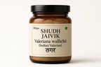 Shudh Jaivik Valeriana wallichii Premium Glass Jar - Front View