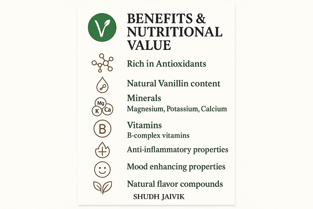 Shudh Jaivik Vanilla - Benefits